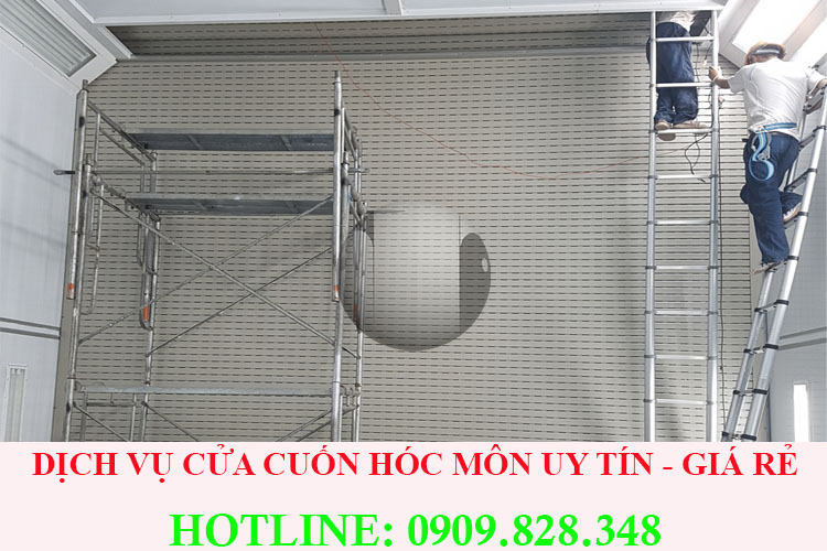 Dịch vụ cửa cuốn Hóc Môn tận nơi uy tín, khắc phục sự cố nhanh chóng 
